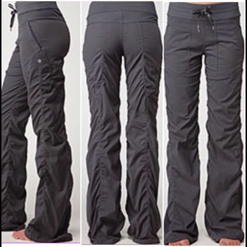 Lululemon dark gray dance studio pant